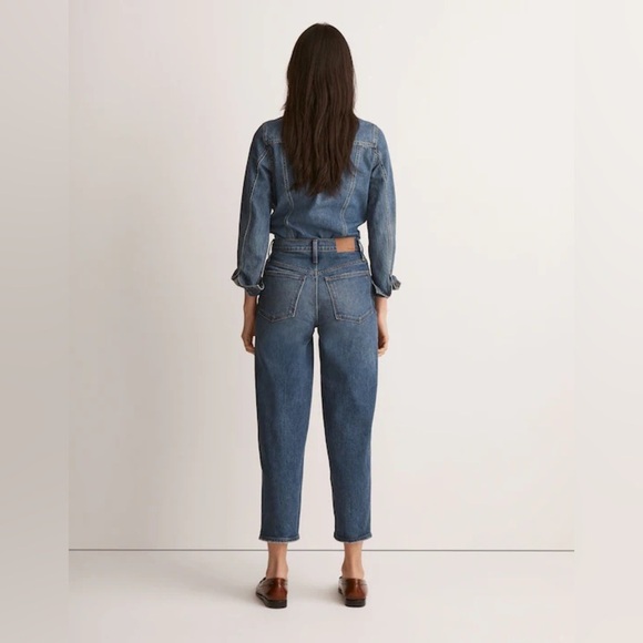 Madewell | 2024 Balloon Jeans Ellisboro Wash Barrell Leg NG265 Plus Size  32/14 - Picture 4 of 14